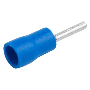Наконечник НШКИ (штыревой круглый) GNPI-2-22-50 Синий, 50 штук