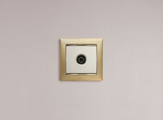 VALENA Розетка TV тип звезда слоновая кость