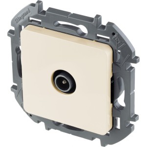 INSPIRIA Розетка TV тип звезда слоновая кость