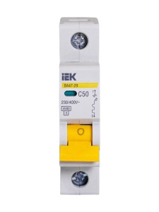 KARAT Автоматический выключатель ВА47-29 1P C 50А 4,5кА IEK