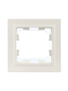 BRITE Рамка 1-местная IP44 РУ-1-БрЖ-44 жемчуг IEK