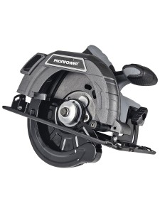 Пила циркулярная E0266 PROFIPOWER ДП-185B (1400Вт, 5500об/мин, диск 185х20мм, пропил 42/60мм, 45°)