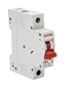 Автоматический выключатель YON max типа MD63N, 6кА, 1 полюс, хар-ка C, 63А DKC