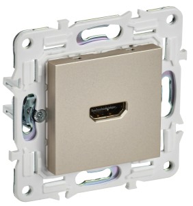 SKANDY Розетка HDMI SK-H01Sh шампань IEK