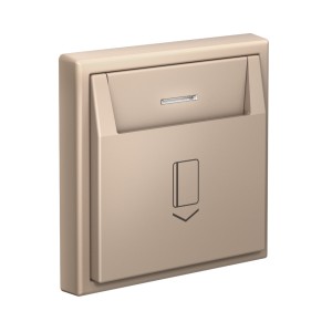 ARTGALLERY ВЫКЛЮЧАТЕЛЬ карточный 10А, без задержки времени, быстр.клемм., ПЕСОЧНЫЙ