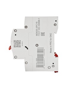 Автоматический выключатель YON max типа MD63S, 4,5кА, 3 полюса, хар-ка C, 16А DKC