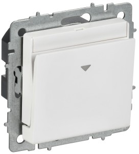 BRITE Выключатель карточный 30А ВС10-1-8-БрАБ арктический белый IEK