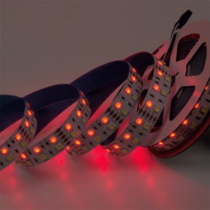 Лента светодиодная GLS-5050-120-28.8-12-IP20-RGB+6 двухрядная