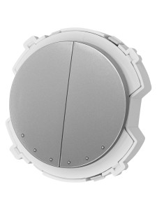 Выключатель 2-кл. 16А 250В платина, "Байкал" TDM