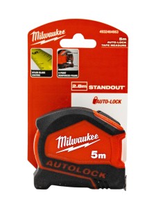 Рулетка 5м / 25мм Autolock, MILWAUKEE