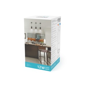 Светильник Gauss Overhead подвес цил12W 660lm 4100K 170-240V IP20 79*100мм черный золото LED 1/20