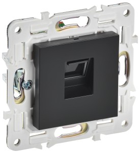 SKANDY Розетка компьютерная RJ45 кат.6 SK-K02Bl черный IEK