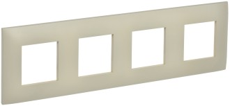 SKANDY Рамка 4-местная SK-F01B бежевый IEK
