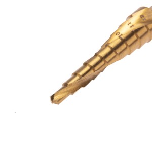 Сверло ступенчатое, 4-5-6-7-8-9-10-11-12мм, Р6М5, ТИТАН, шестигр. хвостовик KRANZ