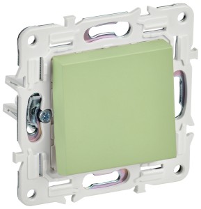 SKANDY Выключатель 1-клавишный кнопочный 10А SK-V14G мятный IEK