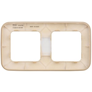 FLITE Рамка 2-местная РУ-2-А-ФлХ хаки IEK