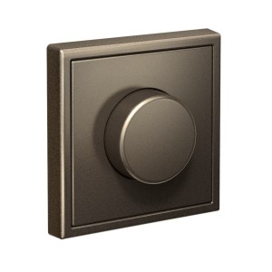 ARTGALLERY СВЕТОРЕГУЛЯТОР (диммер) повор-нажим, LED, RC, 400Вт, механизм, МОККО