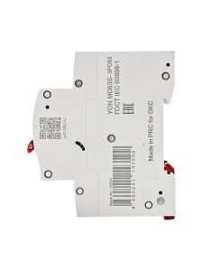 Автоматический выключатель YON max типа MD63S, 4,5кА, 3 полюса, хар-ка C, 63А DKC