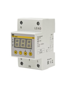 Реле напряжения РН-д однофазное 54мм 32А IEK