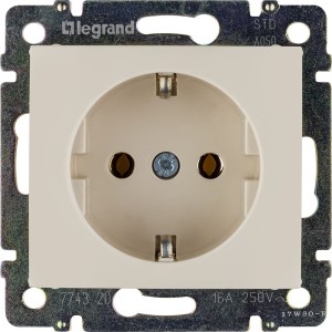 Valena - Розетка 2P+E нем. стд. сл.кость