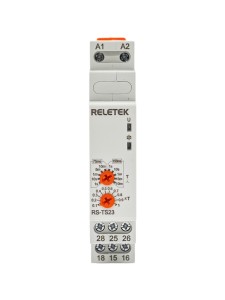 Реле времени RS-TS23, 2x1CO, 8A(250VAC), 24_240VAC/DC, 100ms_10min, пуск Y-Δ (звезда-треугольник), 1M
