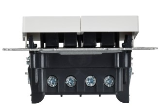 BRITE Выключатель 2-клавишный перекрестный 10А ВС10-2-3-БрАБ арктический белый IEK