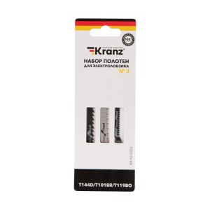 Набор полотен для электролобзика № 3 T144D/T101BR/T119BO (3 шт./уп.) Kranz