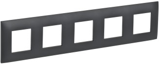 SKANDY Рамка 5-местная SK-F05T титан IEK