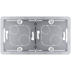Inspiria - Коробка для наклад. монтажа 2поста (алюминий)