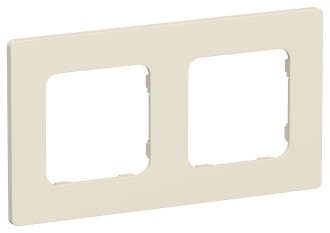 FLITE Рамка 2-местная РУ-2-К-ФлСл сливочный IEK