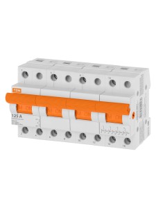 Модульный переключатель трехпозиционный МП-125 4P 125А TDM