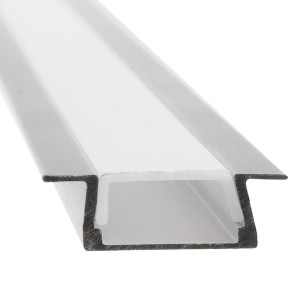 Профиль GAL-GLS-2000-7-22 (2м профиль+2м рассеиватель+2заглушки+4 скобы с шурупами) ВРЕЗНОЙ