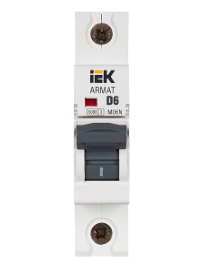 ARMAT Автоматический выключатель M06N 1P D 6А IEK