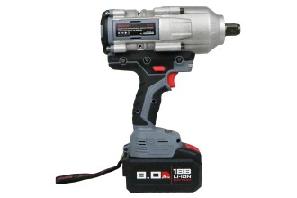 Аккумуляторный гайковерт бесщеточный ударный ProfiPower T-2000N (Li-ion-1шт, 6.0Ач, 2000Нм, адаптер переходника, З/У, в кейсе)