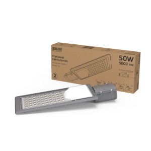 Светильник Уличный Gauss LED Avenue G2 IP65 355*155*57 50W 5000lm 3000K 190-250V КСС Ш 1/10
