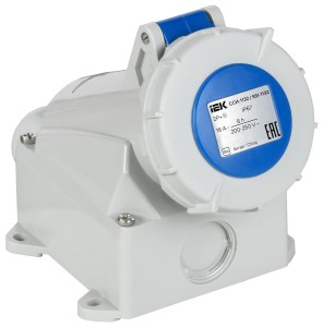 Розетка стационарная ССИ-113 2P+PE 16А 200-250В IP44 IEK