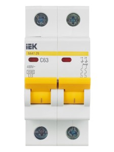 KARAT Автоматический выключатель ВА47-29 2P C 63А 4,5кА IEK