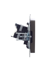 BRITE Розетка компьютерная RJ45 кат.5E РК10-БрТБ темная бронза IEK