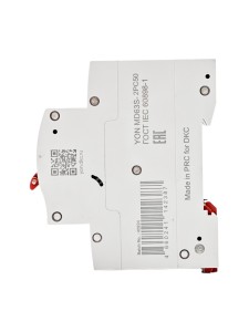 Автоматический выключатель YON max типа MD63S, 4,5кА, 2 полюса, хар-ка C, 50А DKC