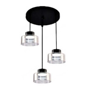 Светильник X-GX53 1109/3A чёрный