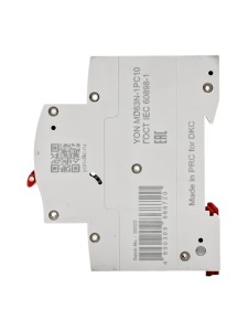 Автоматический выключатель YON max типа MD63N, 6кА, 1 полюс, хар-ка C, 10А DKC