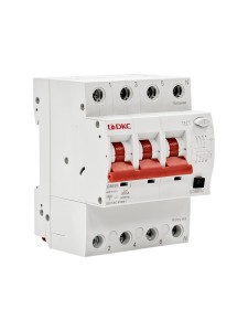 Дифавтомат YON max типа MDR, 3P+N, 30mA, 40A, хар-ка C, 6kA, тип A DKC