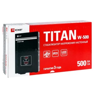 Стабилизатор напряжения настенный TITAN W-500 EKF
