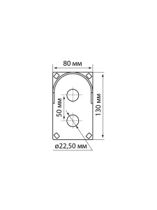 Корпус КП102 c козырьком для кнопок, 2 места, ABS желтый, IP66 TDM