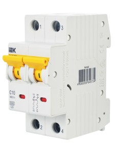 KARAT Автоматический выключатель ВА47-60M 2P C 10А 6кА IEK