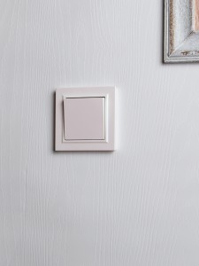 BRITE Выключатель 1-клавишный 10А в сборе ВСР10-1-0-БрЖ жемчуг IEK