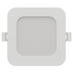 06-166 Панель светодиодная встраиваемая, 3 ССT, 10Вт, 230В/50Гц, 800лм, 3000-4000-6500К, IP44, 120х120х26мм, квадрат, белый, посадочное отверстие Ø 90-110мм
