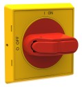 Рукоятка выносная OHYS2AJ селекторная для OT16...125F, желто-красная IP65 блок. 3 замками без оси