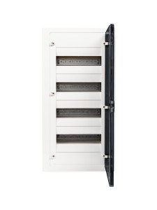 Щит скрытой установки 48 мест, винтовые клеммы, (652х318х72), IP-40 // Hager - Golf (Прозрачная матовая дверь)