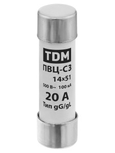 Плавкая вставка ПВЦ-С3 14х51 20А TDM